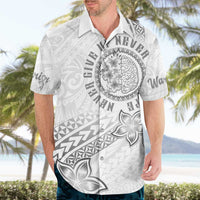 Brain Cancer Warrior Hawaiian Shirt Never Give Up
