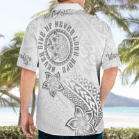 Brain Cancer Warrior Hawaiian Shirt Never Give Up