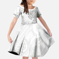 Brain Cancer Warrior Kid Short Sleeve Dress Never Give Up