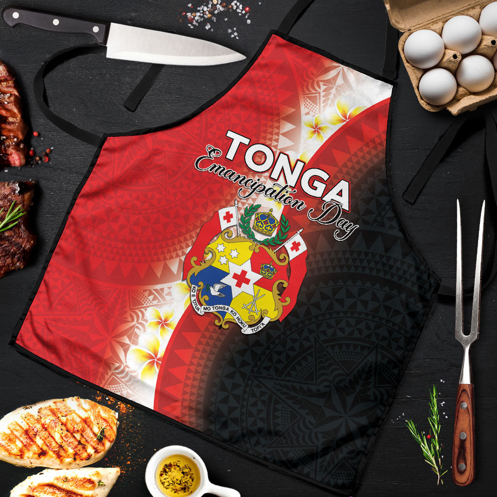 Tonga Emancipation Day Apron Tongan Ngatu Pattern With Plumeria