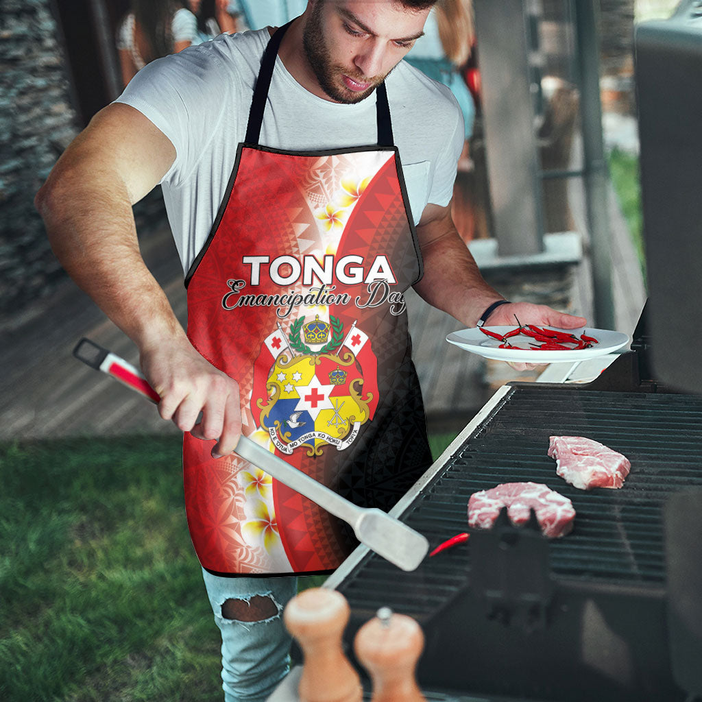 Tonga Emancipation Day Apron Tongan Ngatu Pattern With Plumeria