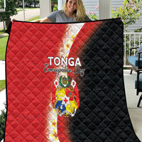 Tonga Emancipation Day Quilt Tongan Ngatu Pattern With Plumeria