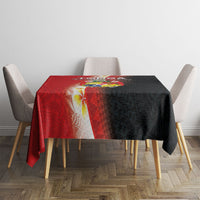 Tonga Emancipation Day Tablecloth Tongan Ngatu Pattern With Plumeria