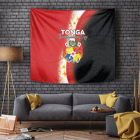 Tonga Emancipation Day Tapestry Tongan Ngatu Pattern With Plumeria