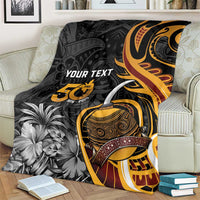 Personalised Papua New Guinea Blanket Happy 50th Independence Anniversary - Polynesian Pride