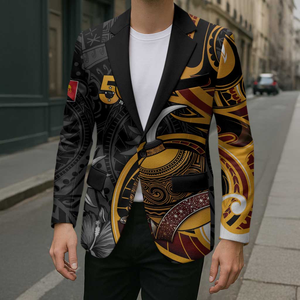 Papua New Guinea Blazer Happy 50th Independence Anniversary - Polynesian Pride