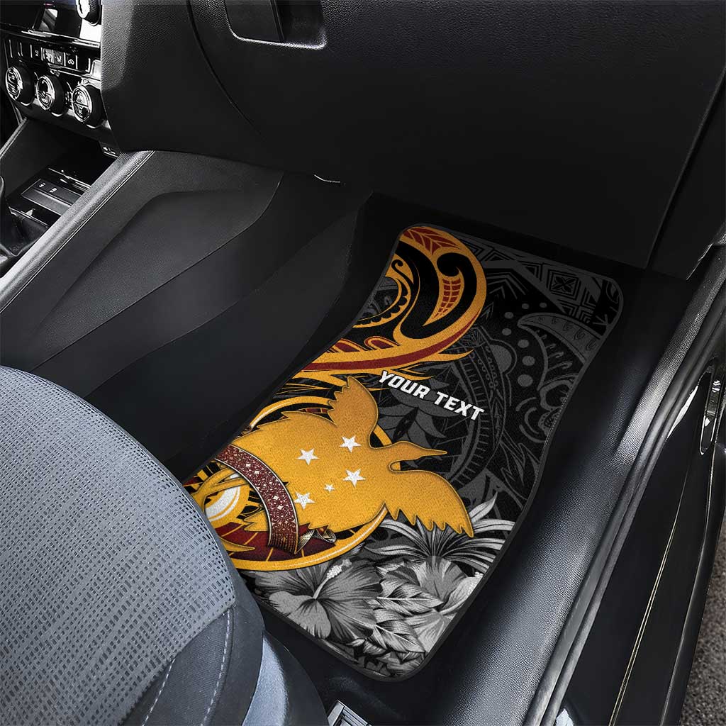 Personalised Papua New Guinea Car Mats Happy 50th Independence Anniversary - Polynesian Pride
