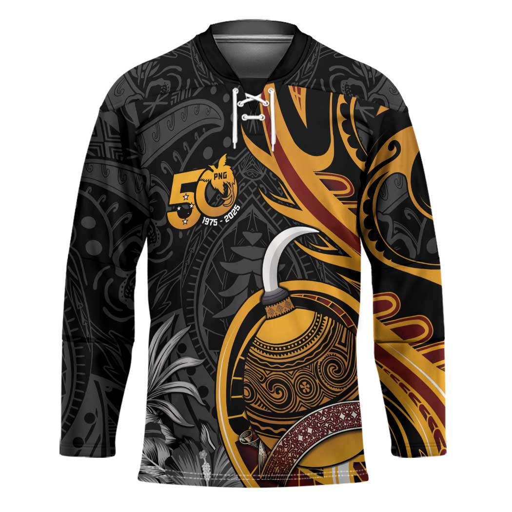 Papua New Guinea Hockey Jersey Happy 50th Independence Anniversary - Polynesian Pride