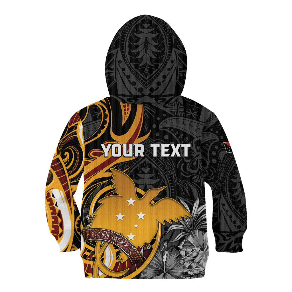 Personalised Papua New Guinea Kid Hoodie Happy Independence Day LT05 - Polynesian Pride