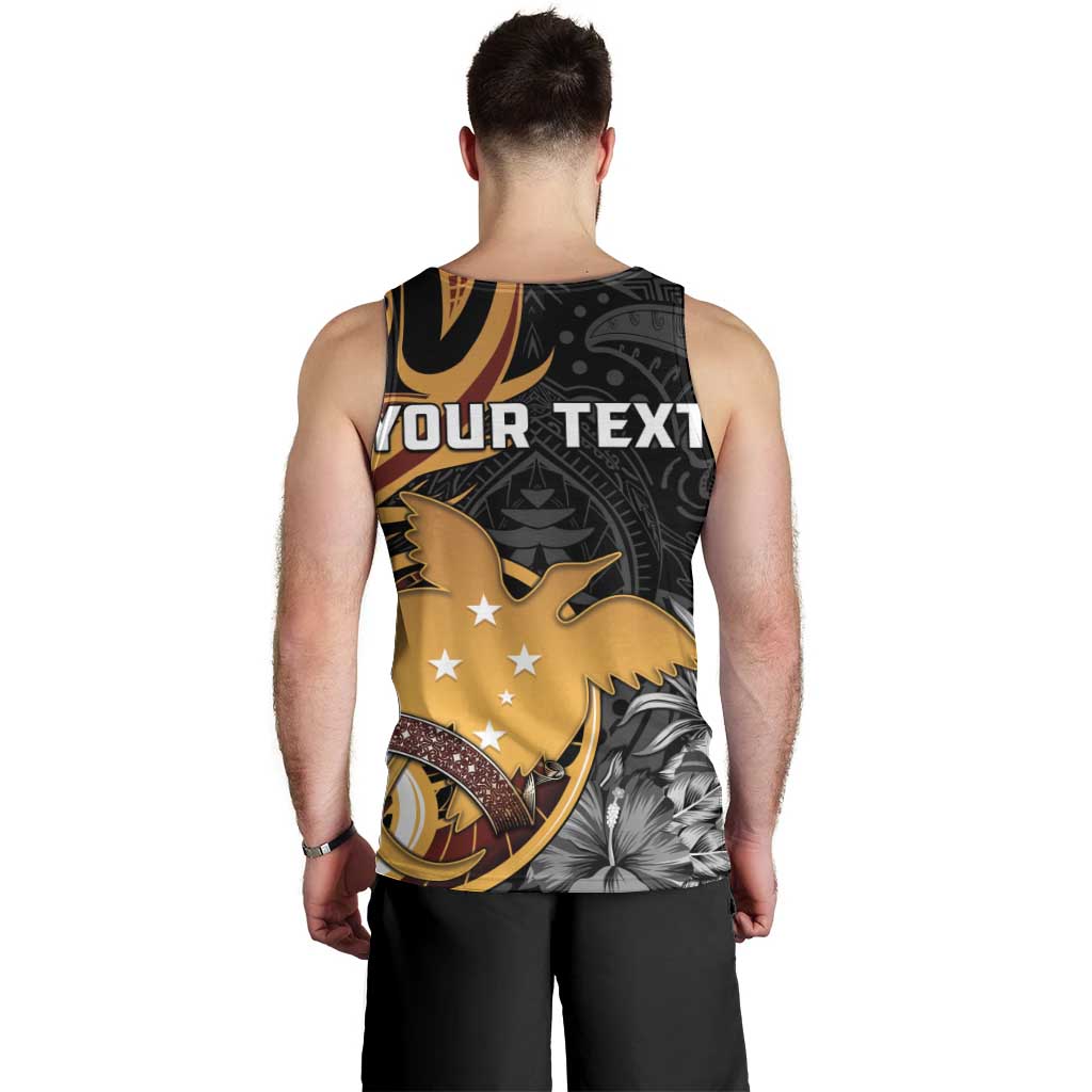 Personalised Papua New Guinea Men Tank Top Happy 50th Independence Anniversary - Polynesian Pride