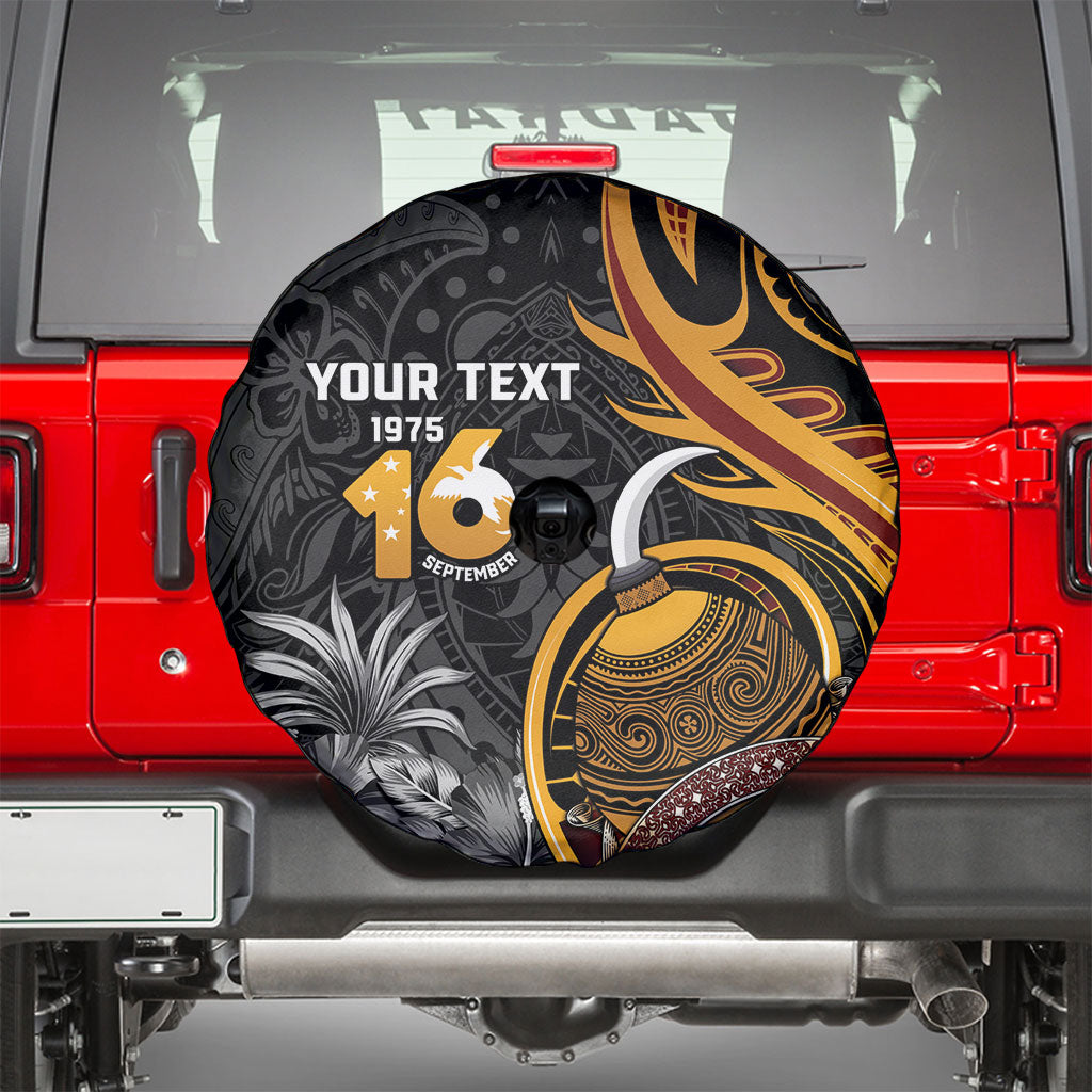 Personalised Papua New Guinea Spare Tire Cover Happy Independence Day LT05 - Polynesian Pride