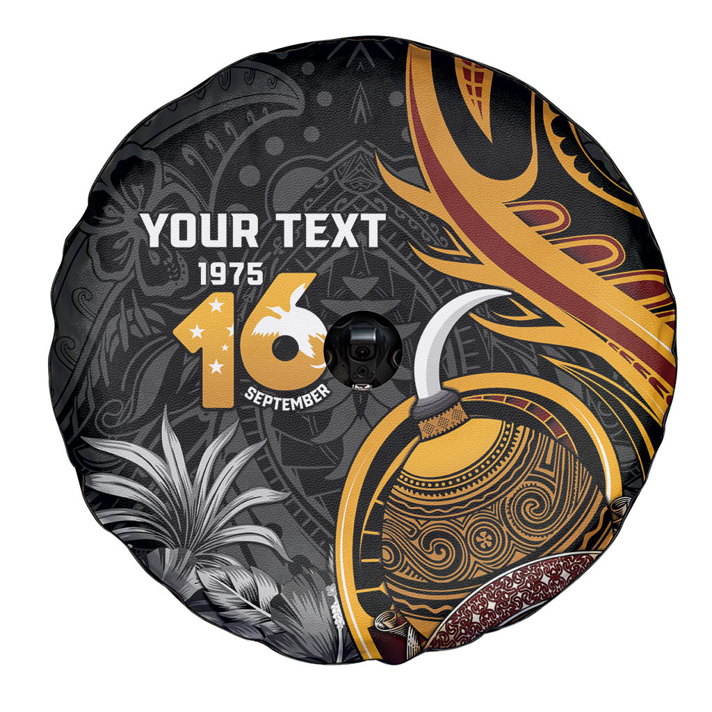 Personalised Papua New Guinea Spare Tire Cover Happy Independence Day LT05 - Polynesian Pride