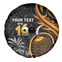 Personalised Papua New Guinea Spare Tire Cover Happy Independence Day LT05 - Polynesian Pride