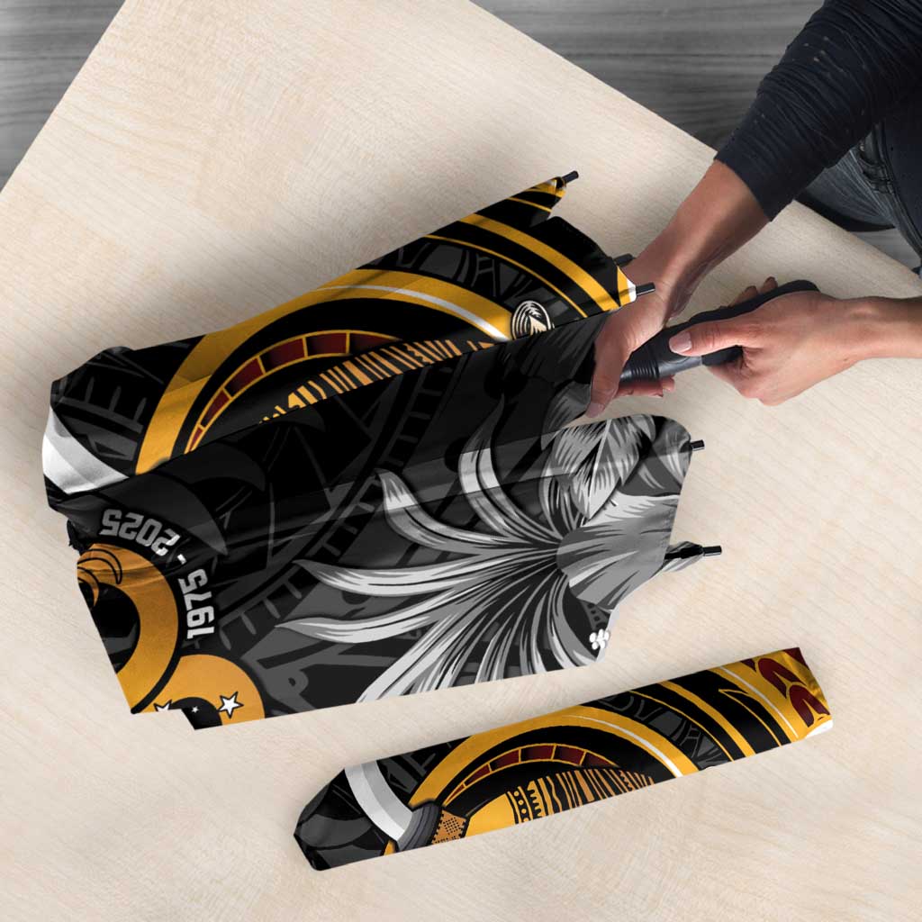 Papua New Guinea Umbrella Happy 50th Independence Anniversary - Polynesian Pride