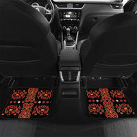 Papua Batik Motif Car Mats Papua Spirit Black Version - Polynesian Pride