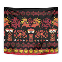 Papua Batik Motif Tapestry Papua Spirit Black Version - Polynesian Pride