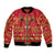Papua Batik Motif Bomber Jacket Papua Spirit Red Version - Polynesian Pride