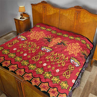 Papua Batik Motif Quilt Papua Spirit Red Version - Polynesian Pride