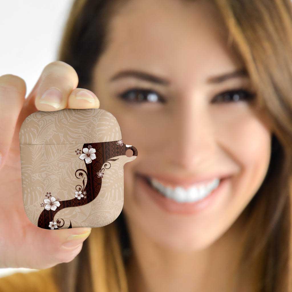 Polynesia Hibiscus AirPods Case Cameo Curve Motif - Polynesian Pride