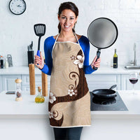 Polynesia Hibiscus Apron Cameo Curve Motif - Polynesian Pride