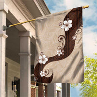 Polynesia Hibiscus Garden Flag Cameo Curve Motif - Polynesian Pride