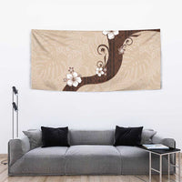 Polynesia Hibiscus Tapestry Cameo Curve Motif - Polynesian Pride