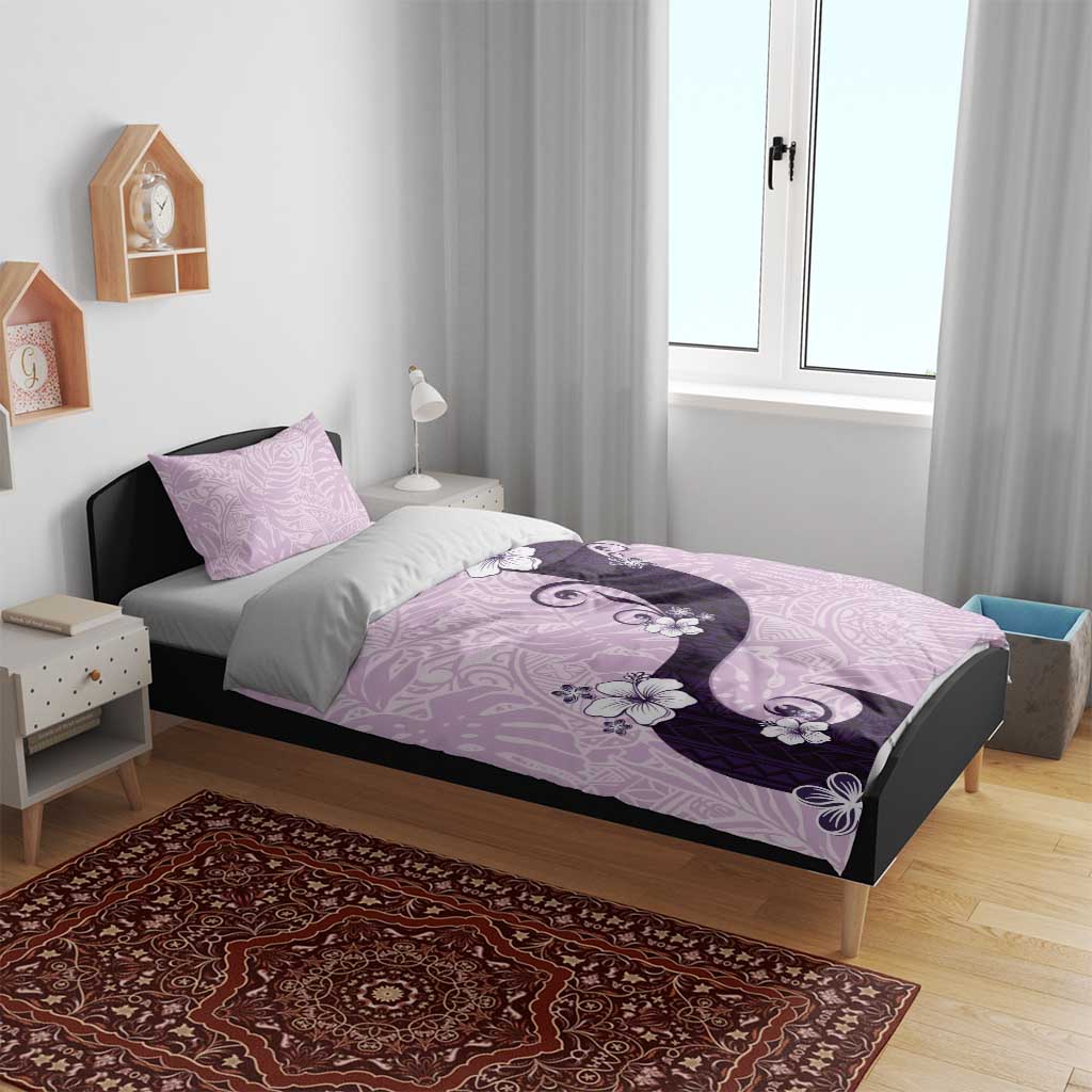 Polynesia Hibiscus Bedding Set Thistle Curve Motif - Polynesian Pride