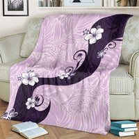 Polynesia Hibiscus Blanket Thistle Curve Motif - Polynesian Pride