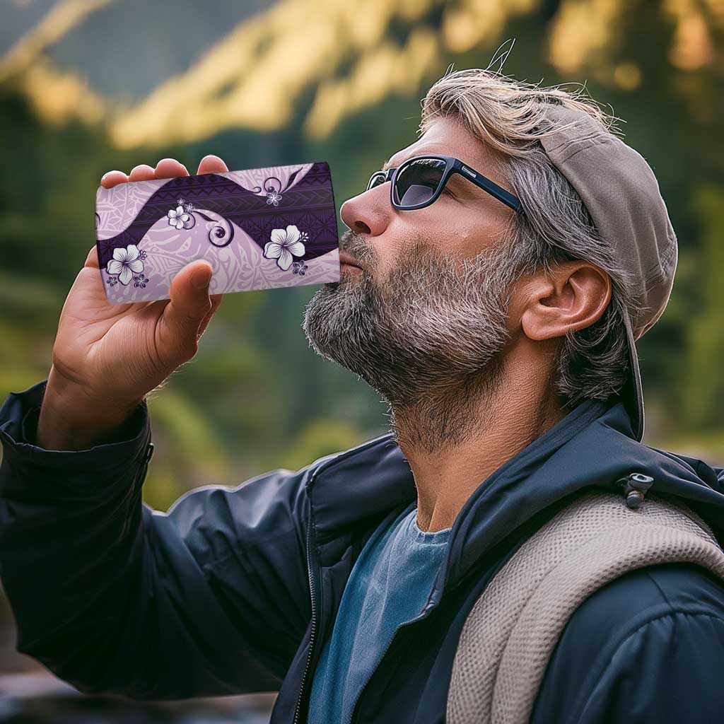 Polynesia Hibiscus 4 in 1 Can Cooler Tumbler Thistle Curve Motif - Polynesian Pride