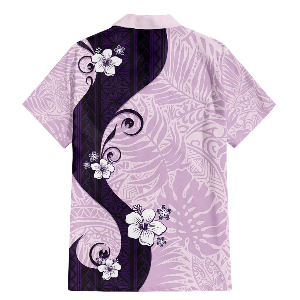 Polynesia Hibiscus Family Matching Mermaid Dress and Hawaiian Shirt Thistle Curve Motif - Polynesian Pride