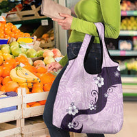 Polynesia Hibiscus Grocery Bag Thistle Curve Motif - Polynesian Pride