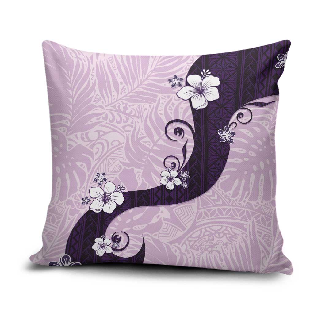 Polynesia Hibiscus Pillow Cover Thistle Curve Motif - Polynesian Pride
