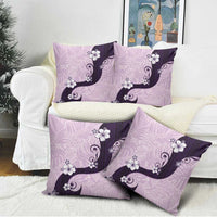 Polynesia Hibiscus Pillow Cover Thistle Curve Motif - Polynesian Pride