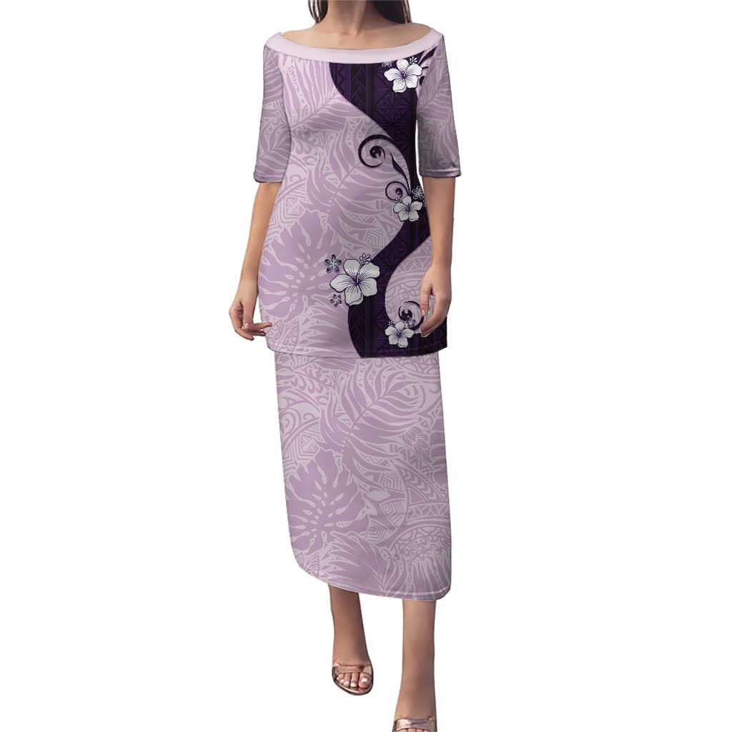 Polynesia Hibiscus Puletasi Thistle Curve Motif - Polynesian Pride