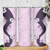 Polynesia Hibiscus Skinny Tumbler Thistle Curve Motif - Polynesian Pride