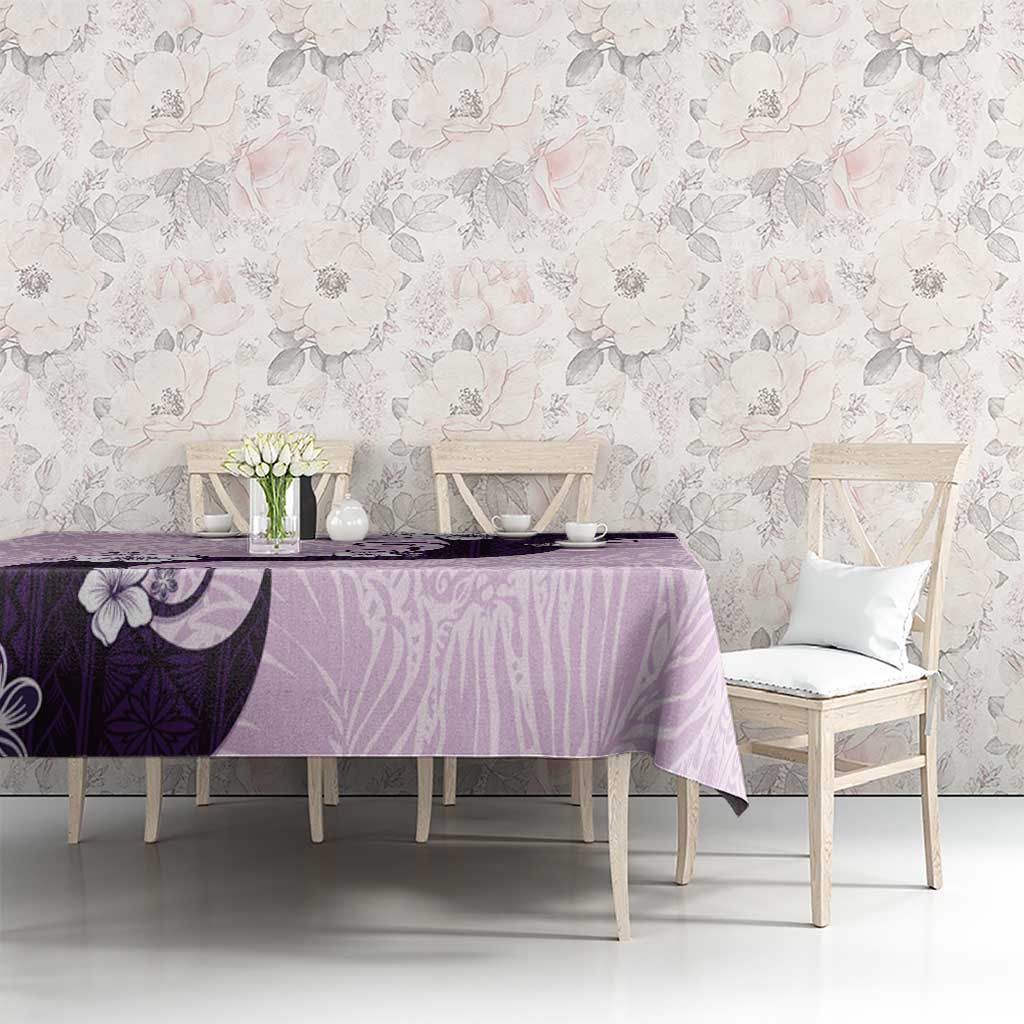 Polynesia Hibiscus Tablecloth Thistle Curve Motif - Polynesian Pride