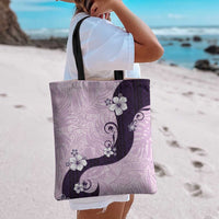 Polynesia Hibiscus Tote Bag Thistle Curve Motif - Polynesian Pride