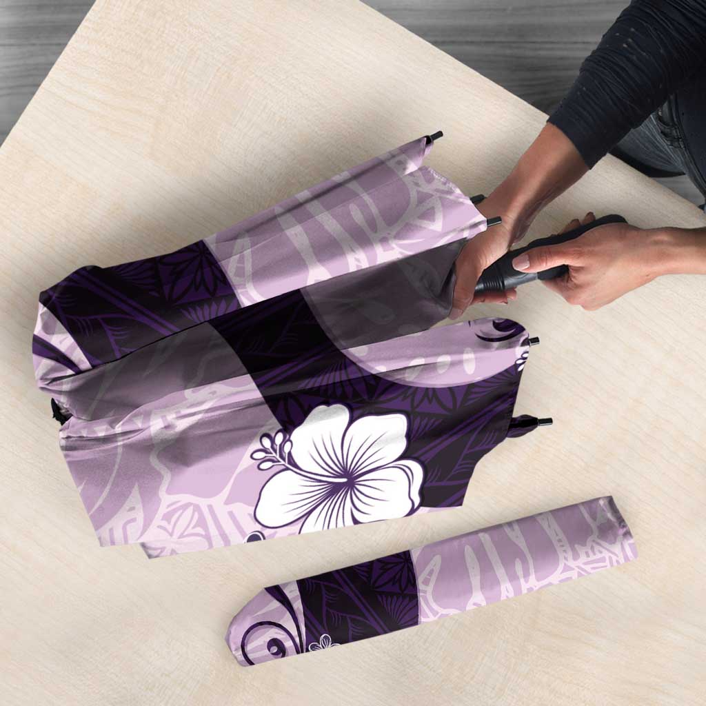 Polynesia Hibiscus Umbrella Thistle Curve Motif - Polynesian Pride