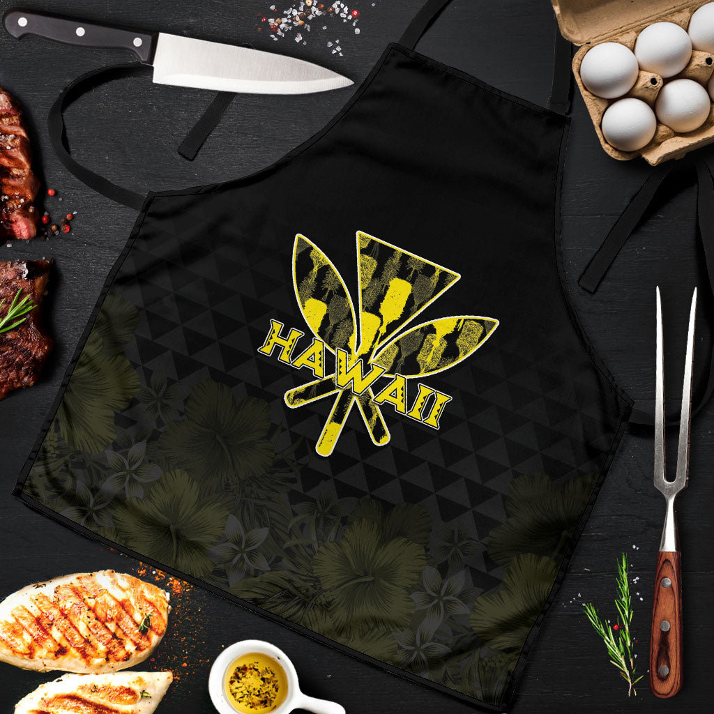 Aloha Hawaii Kahili Apron Kanaka Maoli With Kakau Pattern