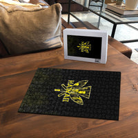 Aloha Hawaii Kahili Puzzle Kanaka Maoli With Kakau Pattern LT05 - Polynesian Pride