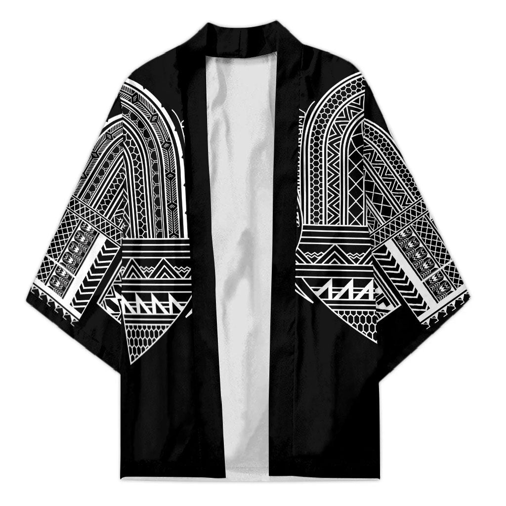 Philippines Igorot Tribal Inspired Kimono Black Version LT05 Unisex Black - Polynesian Pride
