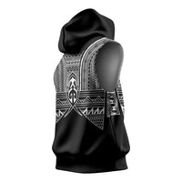 Philippines Igorot Tribal Inspired Sleeveless Hoodie Black Version