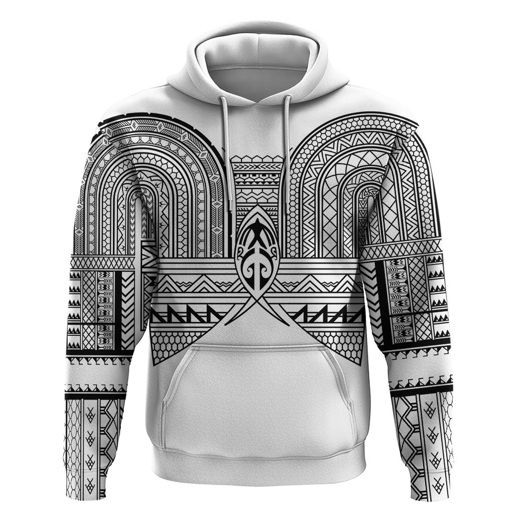 Philippines Igorot Tribal Inspired Hoodie White Version LT05 Pullover Hoodie White - Polynesian Pride