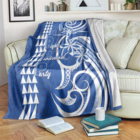 Samoa HRPP Party Blanket Polynesian Pattern - Polynesian Pride