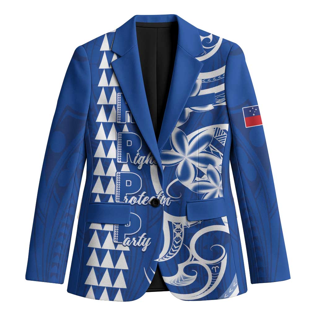 Samoa HRPP Party Blazer Polynesian Pattern - Polynesian Pride