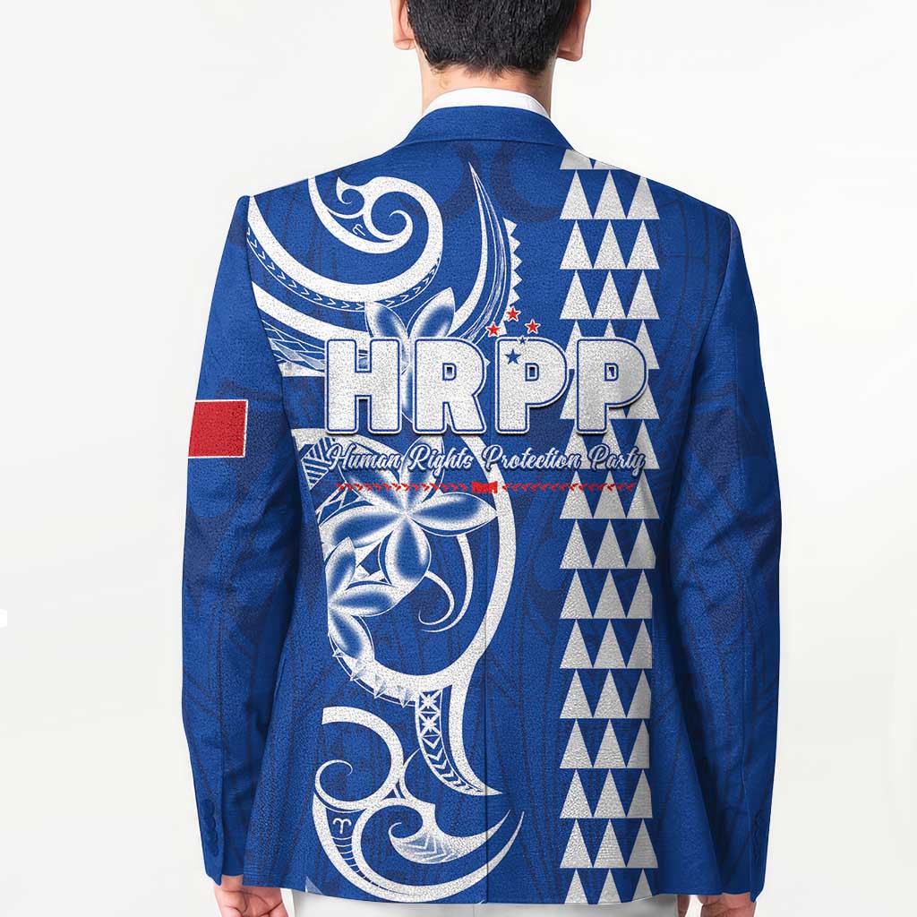 Samoa HRPP Party Blazer Polynesian Pattern - Polynesian Pride