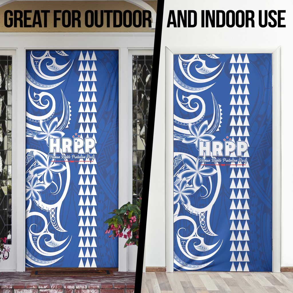 Samoa HRPP Party Door Cover Polynesian Pattern - Polynesian Pride