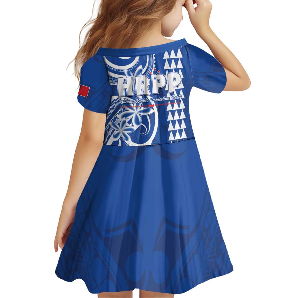 Samoa HRPP Party Family Matching Off Shoulder Short Dress and Hawaiian Shirt Polynesian Pattern - Polynesian Pride