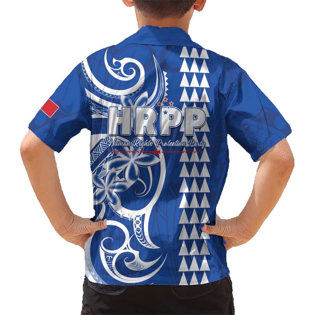 Samoa HRPP Party Family Matching Short Sleeve Bodycon Dress and Hawaiian Shirt Polynesian Pattern - Polynesian Pride