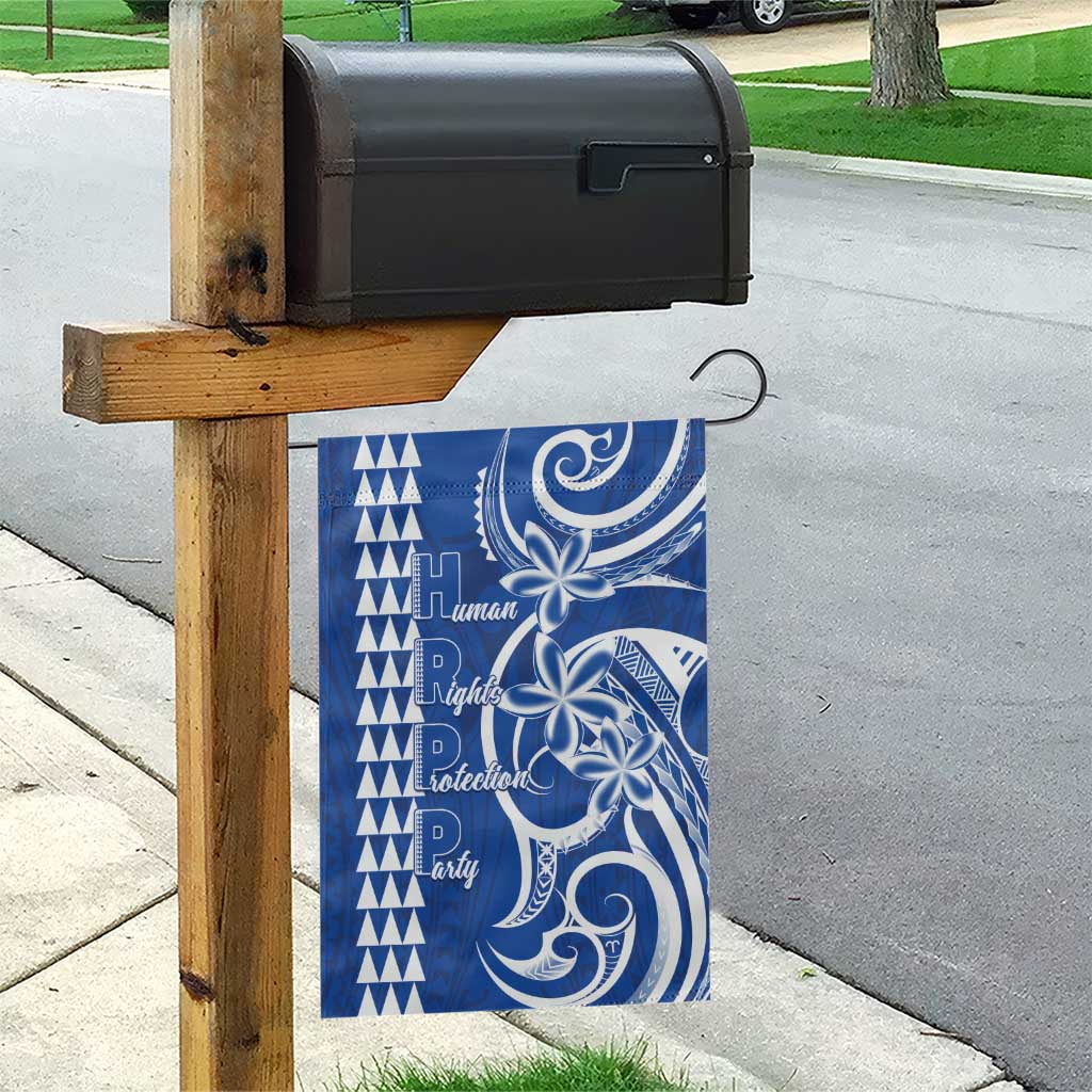 Samoa HRPP Party Garden Flag Polynesian Pattern - Polynesian Pride